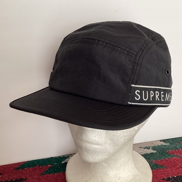 Vintage Supreme Tonal taping camo cap 5-panel hat made in USA - Picture 1 of 11